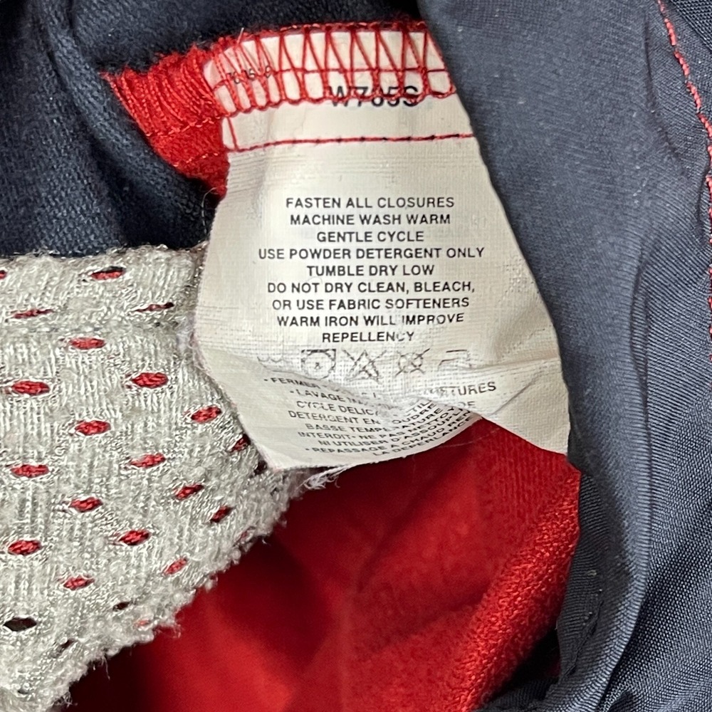 VTG Patagonia Integral Windbreaker Jacket Mens L Vented Mock Neck Red Zip *Read - Picture 9 of 11